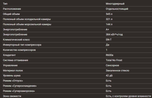 Холодильник Hiberg (Хайберг) RFQ-500DX NFXq inverter