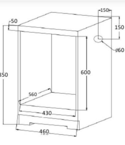 Электрический духовой шкаф Meferi (Мефери) MEO458WH COMFORT
