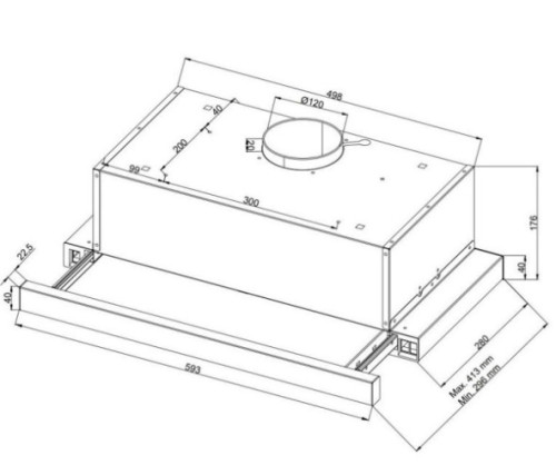 Встраиваемая вытяжка Jacky's (Джекис) JV SI652