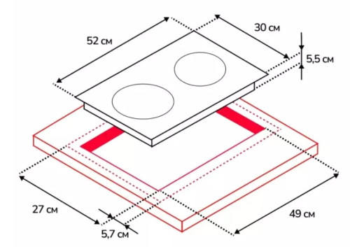 Электрическая варочная панель Simfer (Симфер) H30D12V020
