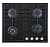 Газовая варочная панель MAUNFELD (Маунфилд) EGHG.64.33CB/G черный + ВИДЕО О ТОВАРЕ