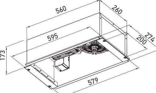 Встраиваемая вытяжка Meferi (Мефери) INBOX60WH LIGHT