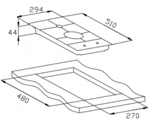 Газовая варочная панель Weissgauff (Вайсгауф) HGG 320 BGh