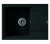 Кухонная мойка Florentina (Флорентина) Липси 650, черный