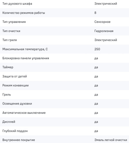 Электрический духовой шкаф MAUNFELD (Маунфилд) EOEH5110W