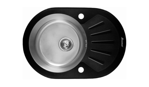 Кухонная мойка Seaman Eco Glass SMG-730B Slam-shut