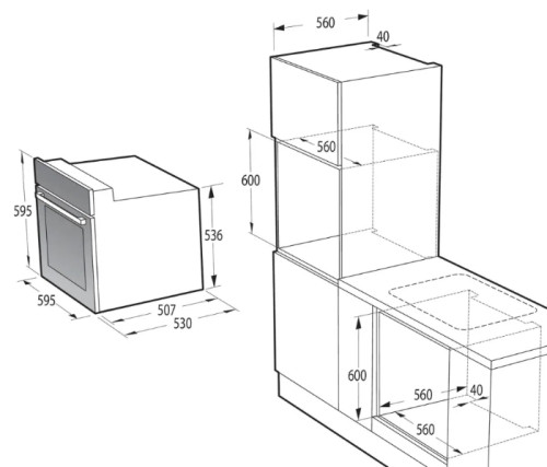 Электрический духовой шкаф Gorenje (Горенье) BO6727E03NX