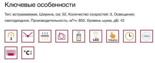 Встраиваемая вытяжка Kuppersberg (Купперсберг) INLINEA 52 Black