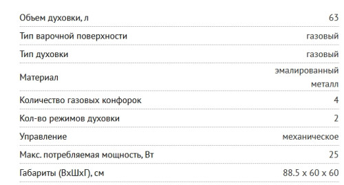 Газовая плита NORDFROST (Нордфрост) GG 6064 W
