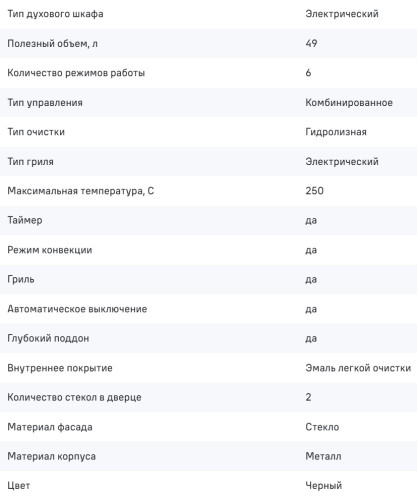 Электрический духовой шкаф MAUNFELD (Маунфилд) EOEM516PB