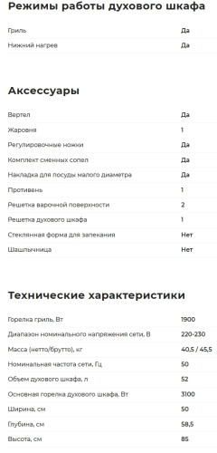 Газовая плита GEFEST (Гефест) ПГ 5100-03