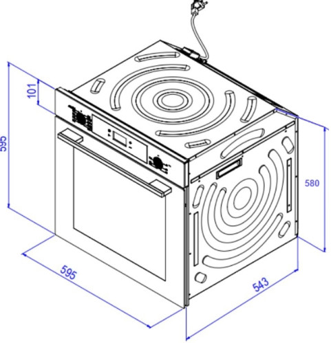 Электрический духовой шкаф Weissgauff (Вайсгауф) EOV 29 PDBS
