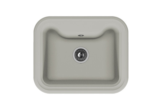 Кухонная мойка Florentina (Флорентина) Крит 630, грей