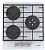 Газовая варочная панель Korting (Кёртинг) HGG 4825 CTW