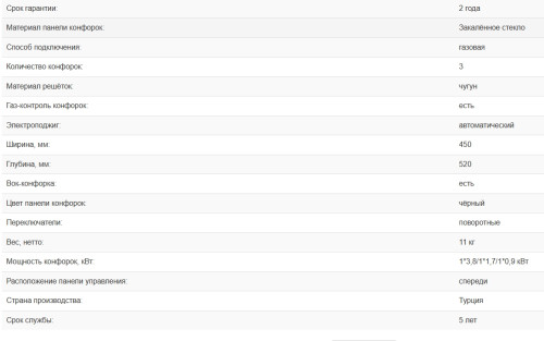 Газовая варочная панель Weissgauff (Вайсгауф) HGG 451 BGV