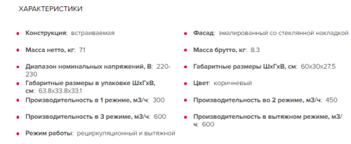 Встраиваемая вытяжка GEFEST (Гефест) ВО 4601 К17