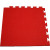 Маты - пазлы DFC для фитнесса и тренажеров 1 элемент 50*50*0,8 (красный)