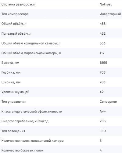 Холодильник MAUNFELD (Маунфилд) MFF1857NFSB