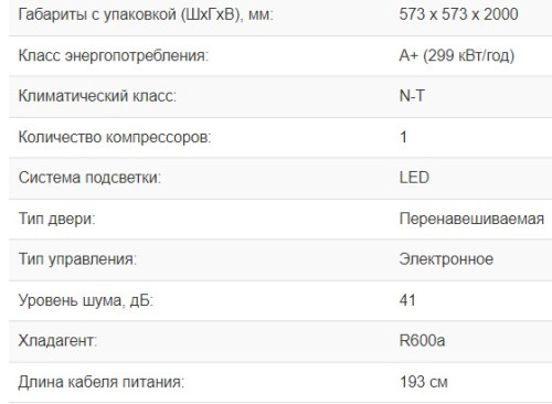 Встраиваемый холодильник Weissgauff (Вайсгауф) WRKI 195 WNF