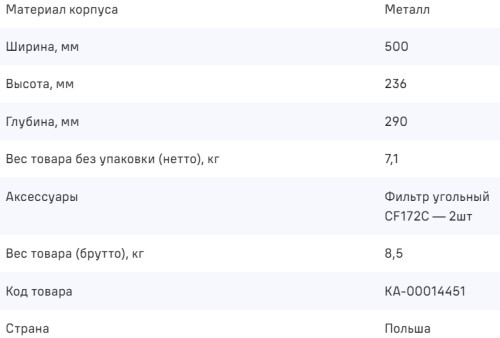 Встраиваемая вытяжка MAUNFELD (Маунфилд) CROSBY POWER 50 WHITE