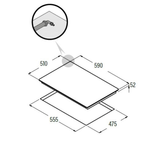 Газовая варочная панель Cata (Ката) CCI 6031 BK