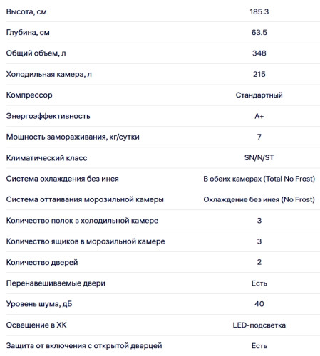 Холодильник NORDFROST (Нордфрост) RFC 350 NFS