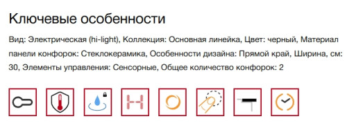 Электрическая варочная панель Smeg (Смег) SE232TD2