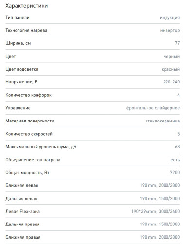 Индукционная варочная панель Zigmund-Shtain (Зигмунд-Штайн) CIS 311.75 BX