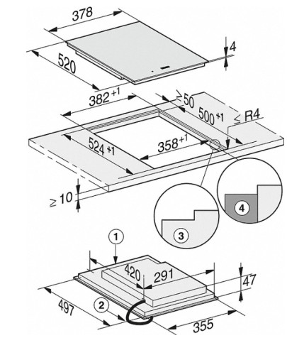 Индукционная варочная панель Miele (Мили) CS 7612 FL