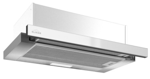 Встраиваемая вытяжка Elikor (Эликор) Интегра GLASS 45Н-400-В2Д нержавеющая сталь/стекло белое