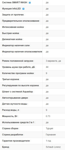Встраиваемая посудомоечная машина Schaub Lorenz (Шауб Лоренц) SLG VI4911