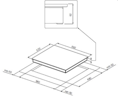 Индукционная варочная панель Graude (Грауде) IK 60.1 E