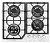 Газовая варочная панель GEFEST (Гефест) ПВГ 2232-01 К152