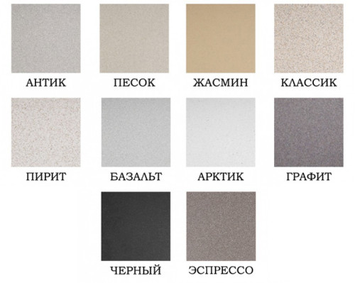 Кухонная мойка GRANULA (Гранула) GR-6301 630*500мм арктик.