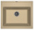 Кухонная мойка Florentina (Флорентина) Липси 600, капучино