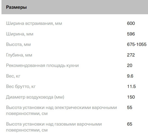 Вытяжка Krona (Крона) CLEMENTINA 600 white S