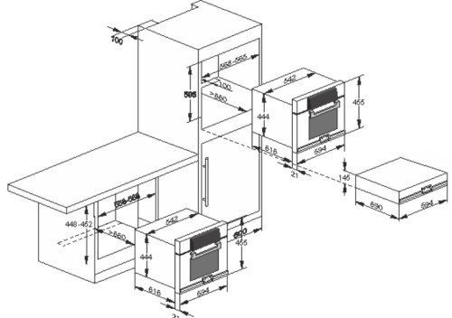 Электрический духовой шкаф Kaiser (Кайзер) EH 6432 BE Eco