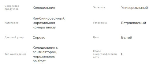 Встраиваемый холодильник Smeg (Смег) C8173N1F