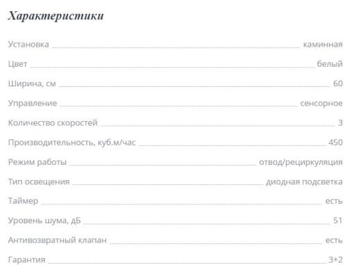 Вытяжка Zigmund-Shtain (Зигмунд-Штайн) K 132.6 W