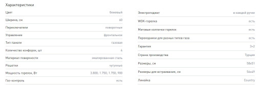 Газовая варочная панель Zigmund-Shtain (Зигмунд-Штайн) G 16.6 X