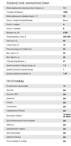 Стиральная машина Weissgauff (Вайсгауф) WM 40275 TD