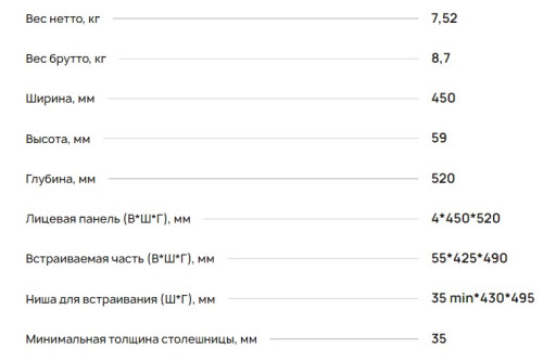 Индукционная варочная панель Krona (Крона) REMO 45 BL