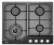 Газовая варочная панель AKPO (Акпо) PGA 604 FGC-3 BL