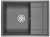 Кухонная мойка Granula (Гранула) GR-6501 gr, графит