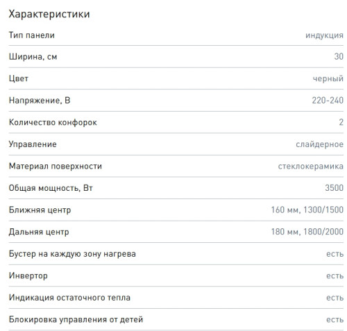 Индукционная варочная панель Zigmund-Shtain (Зигмунд-Штайн) CI 60.3 B