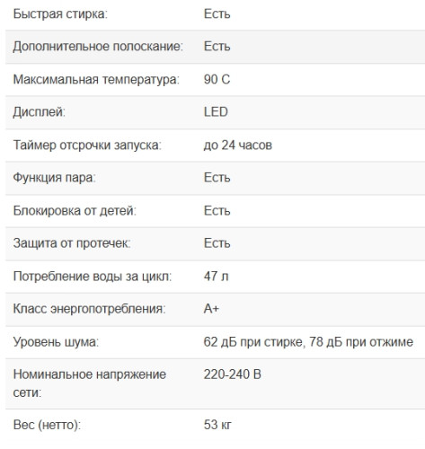 Встраиваемая стиральная машина Weissgauff (Вайсгауф) WM 45106 Steam