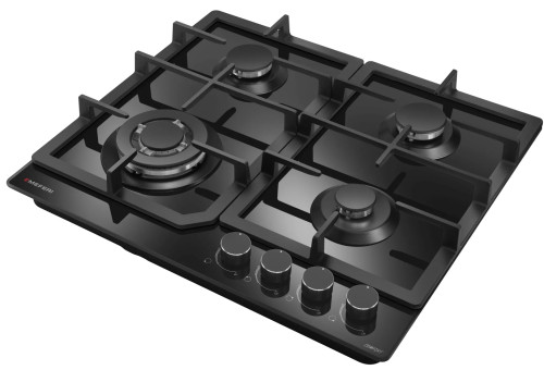 Газовая варочная панель Meferi (Мефери) MGH604BK GLASS COMFORT