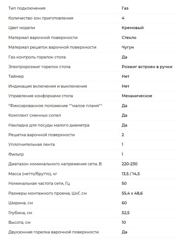 Газовая варочная панель GEFEST (Гефест) ПВГ 2232-01 В81