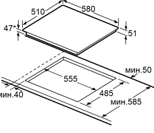 Электрическая варочная панель MAUNFELD (Маунфилд) AVCE6033STBK