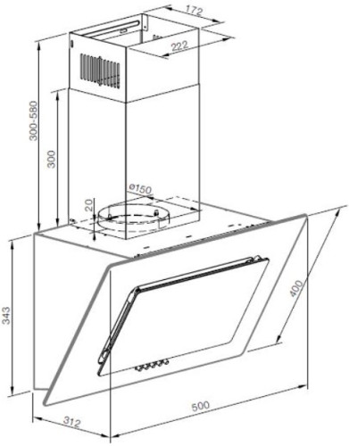 Вытяжка Graude (Грауде) DHE 50.1 W